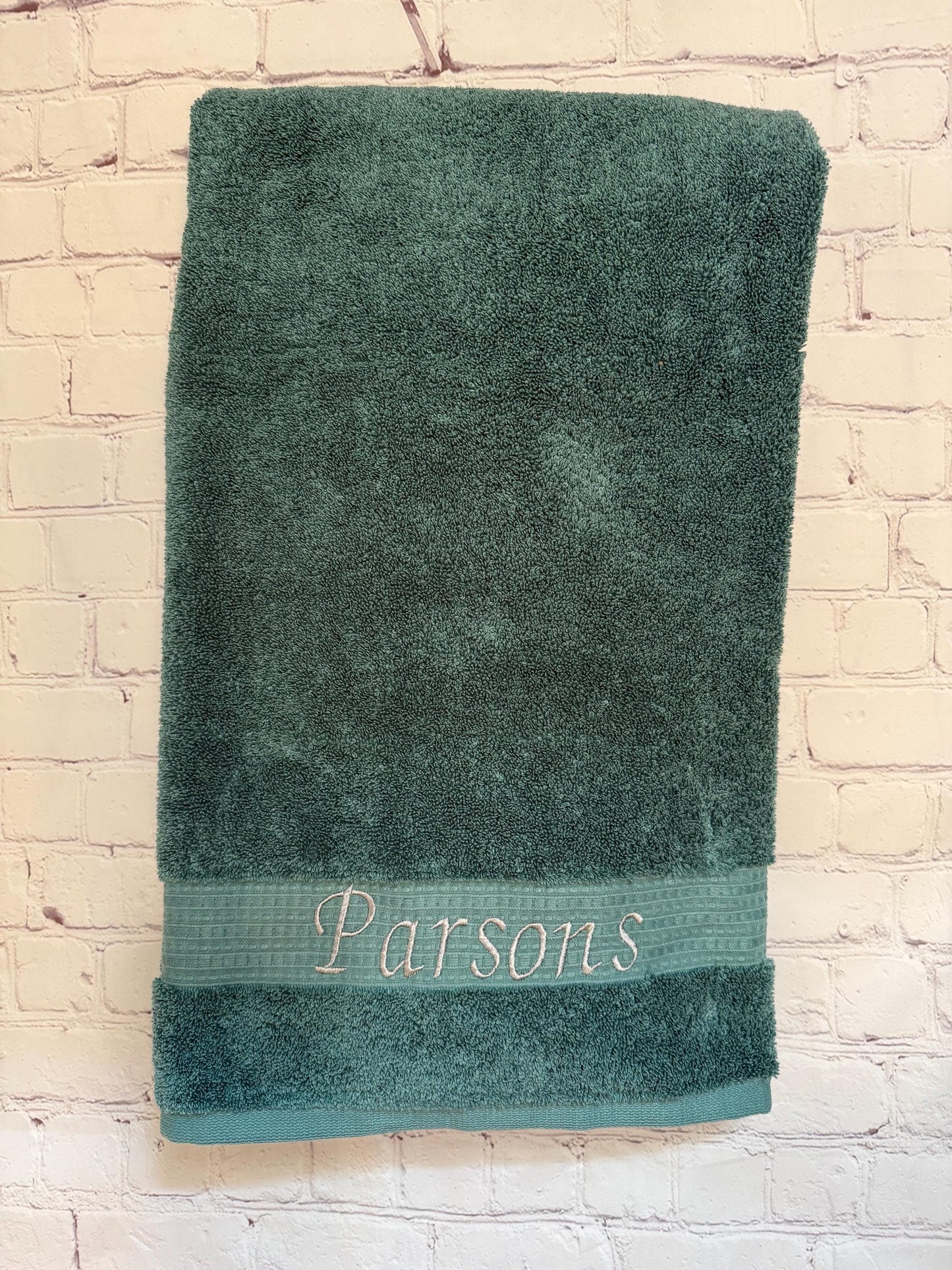 Personalized Embroidered Bath Towel