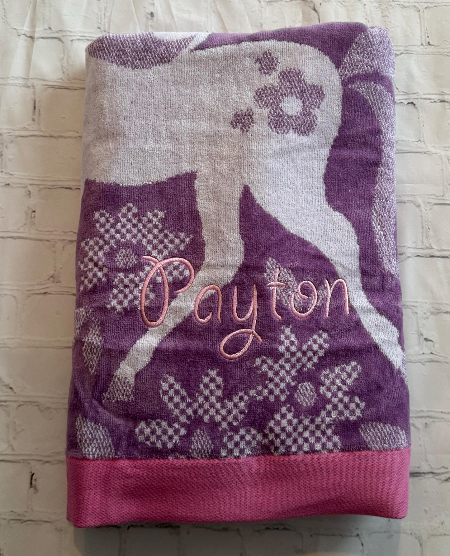 Personalized Kids Beach Towel
