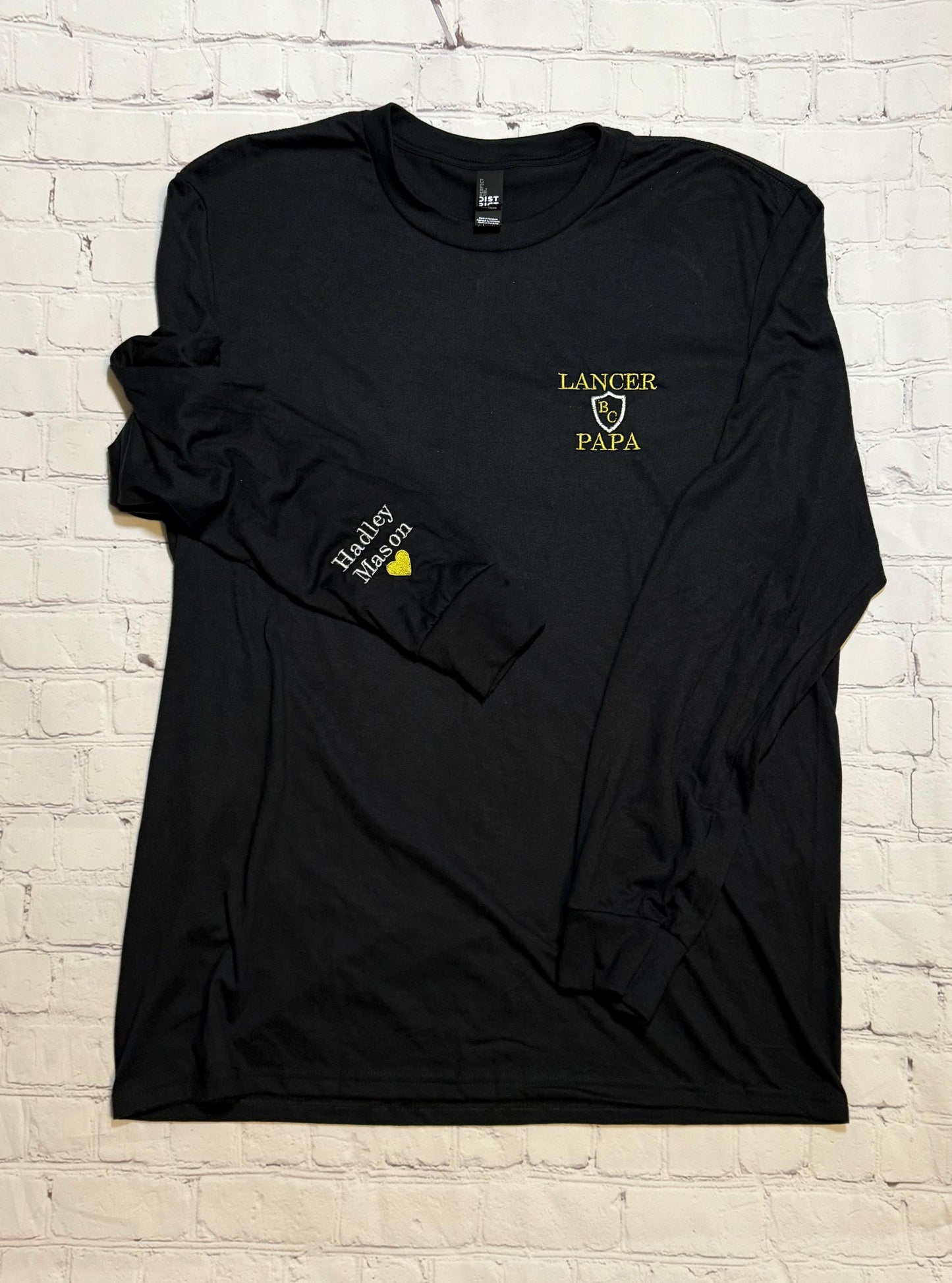 Custom Embroidered Parent/Grandparent Team Spirit Shirt