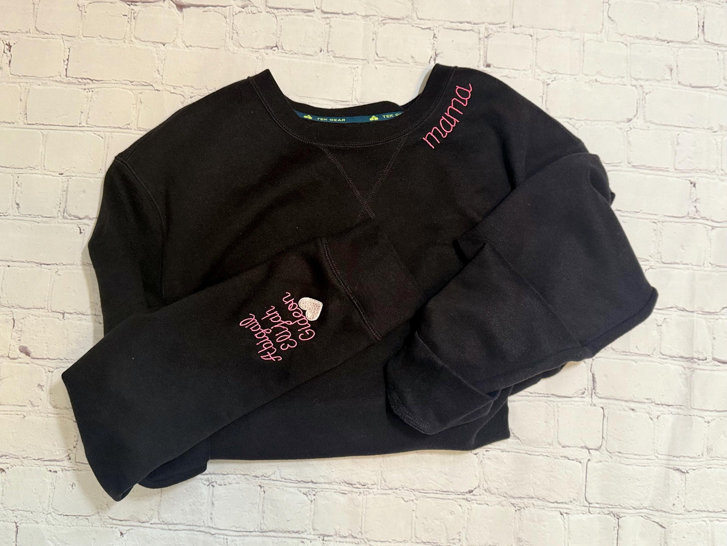 Custom Embroidered Mama Sweatshirt