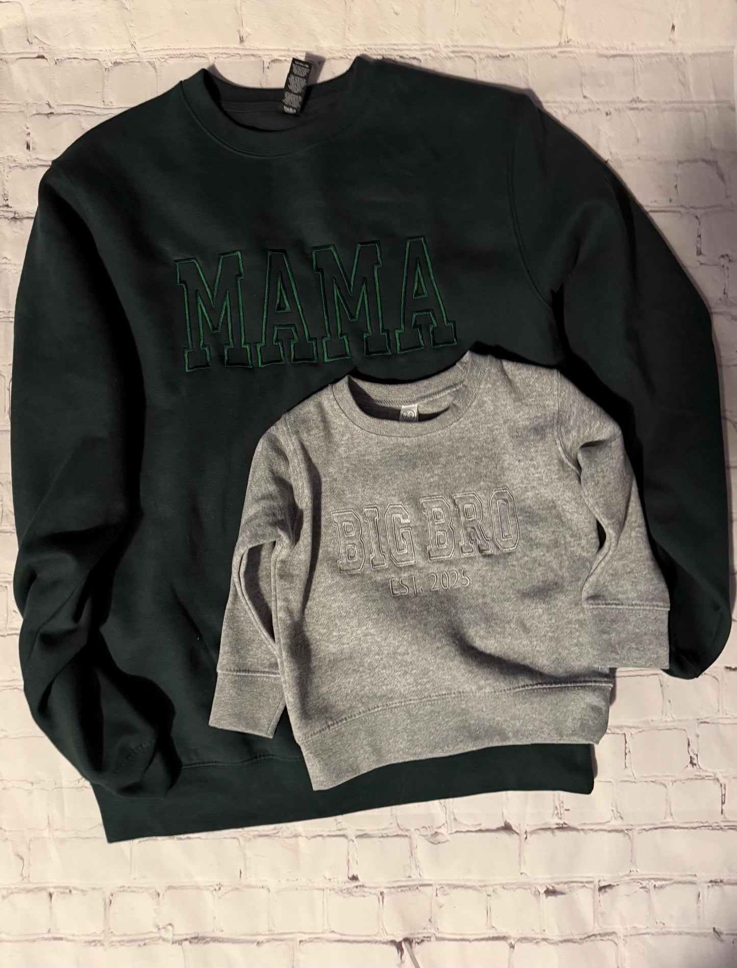 Big Bro Custom Embroidered Youth Sweatshirt