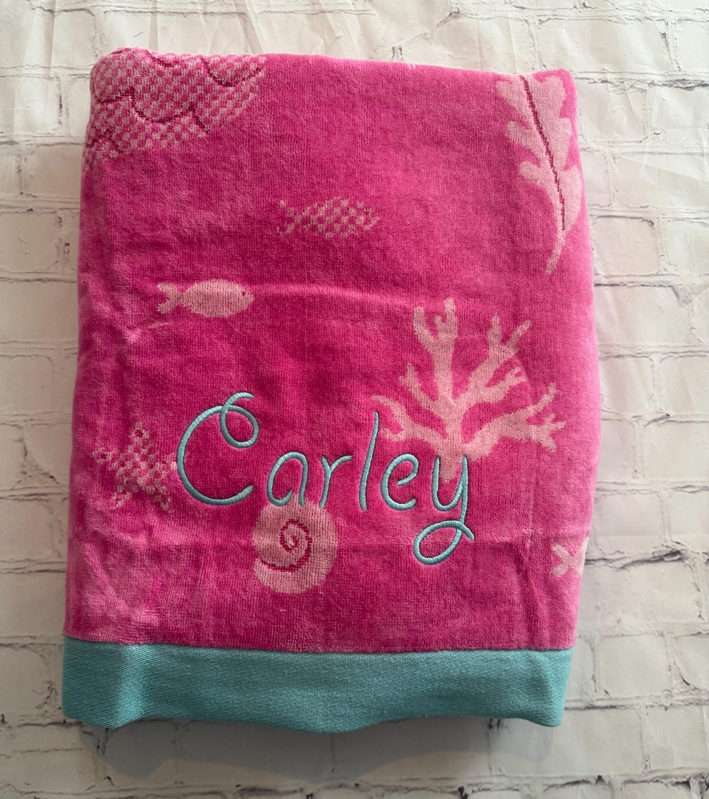 Personalized Kids Beach Towel